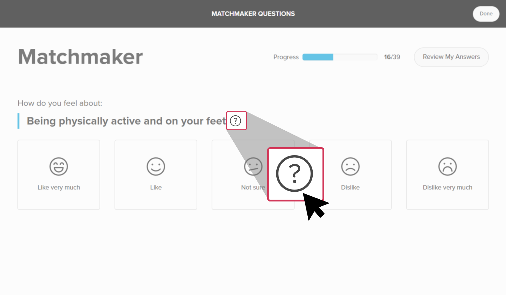 Try It: Matchmaker