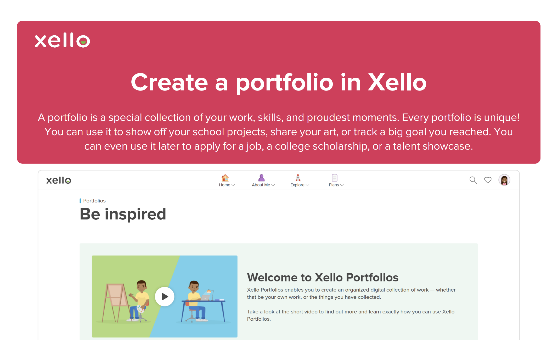 Preview of Portfolio guide
