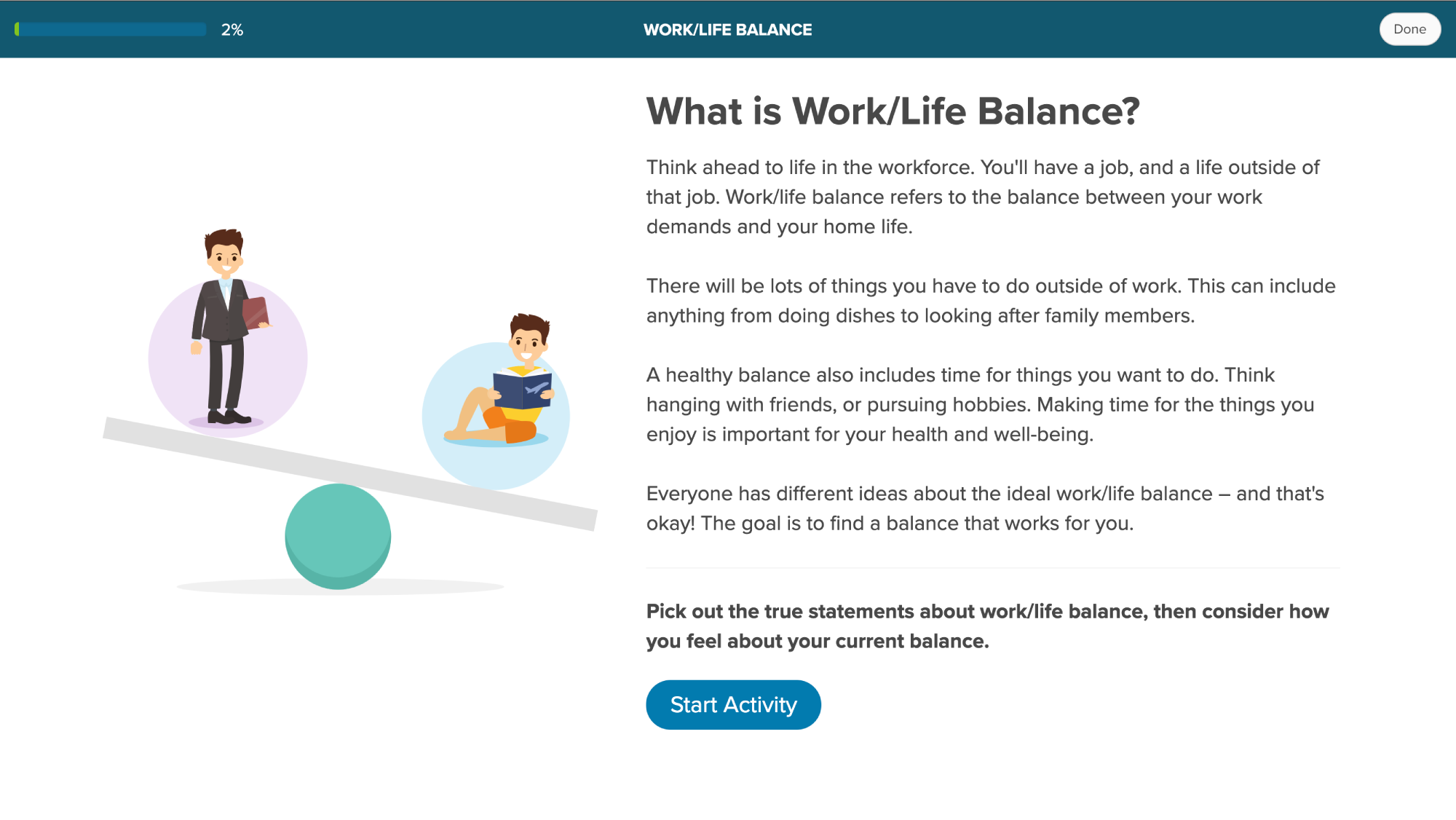 Lesson resources for Xello 6-12